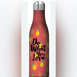 Studio Oh Pink “Do What You Love” Insulated Stainless Steel Water Bottle